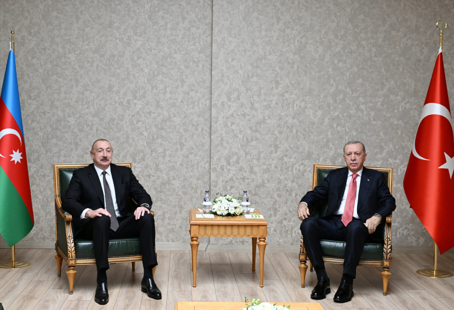 President Ilham Aliyev, President Recep Tayyip Erdoğan meet in Kahramanmaraş (VIDEO)